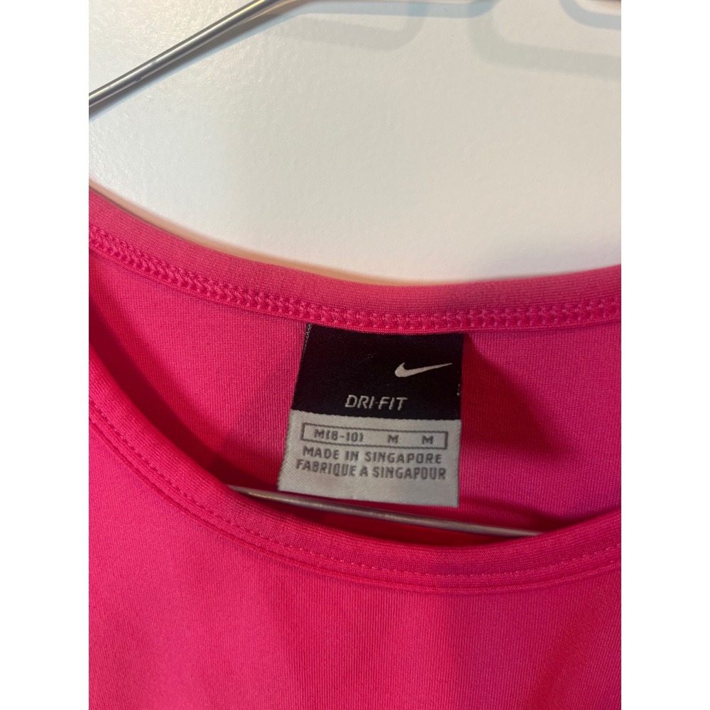 Nike Womens Tank Top Dri-FIT Pink Medium - Picture 2 of 6